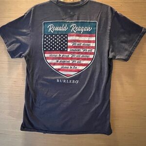 BURLEBO Navy Patriotic Men's Tee